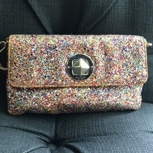 Kate Spade Glitter Crossbody / Clutch